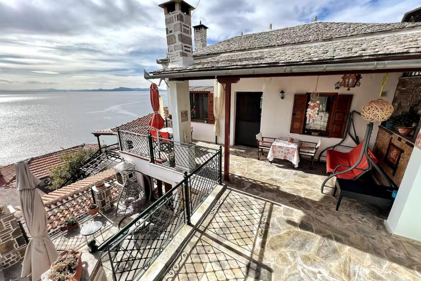 The Pagasetic Balcony - Magestic Sea Cottage Volos Exteriör bild