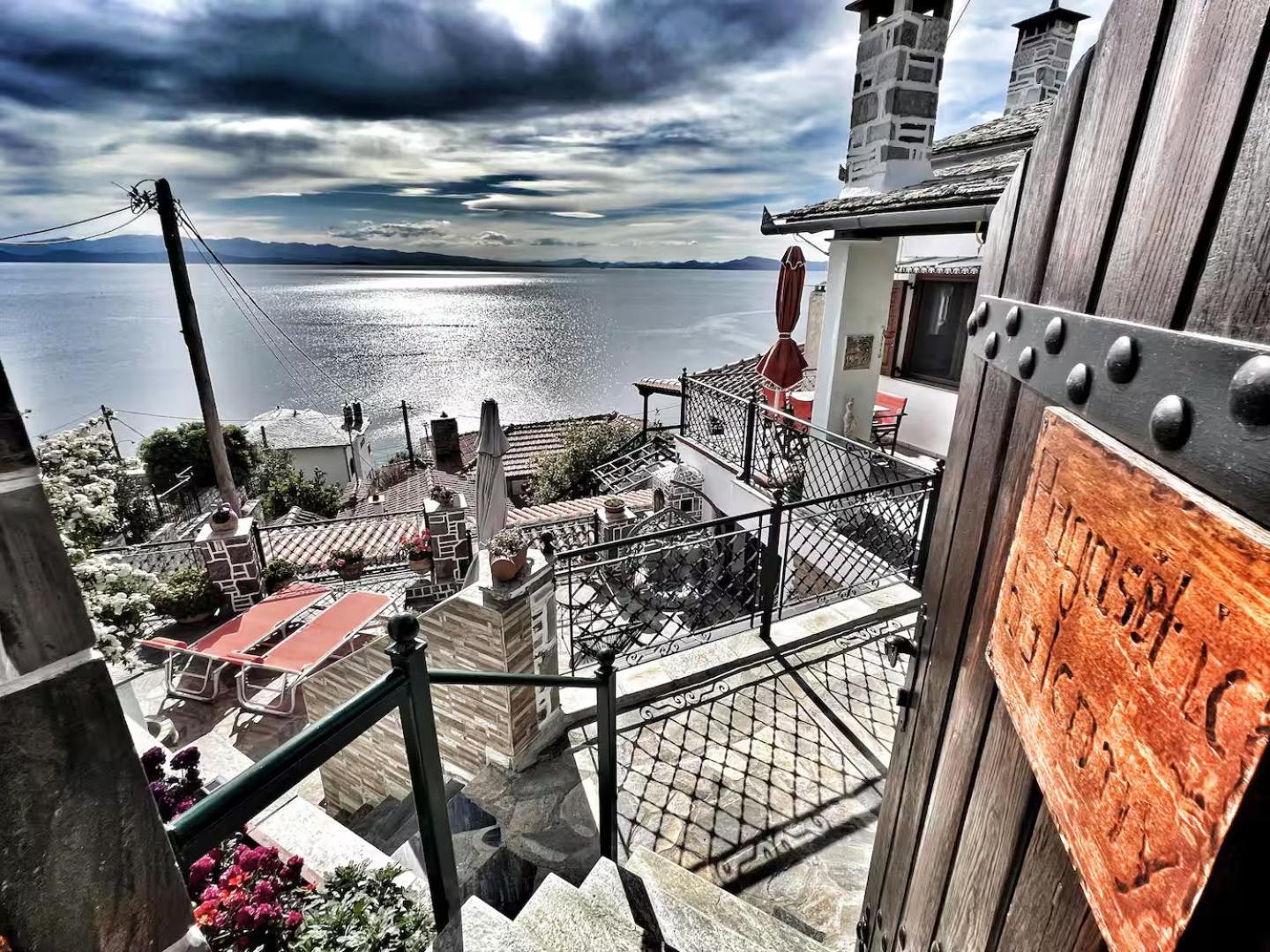 The Pagasetic Balcony - Magestic Sea Cottage Volos Exteriör bild