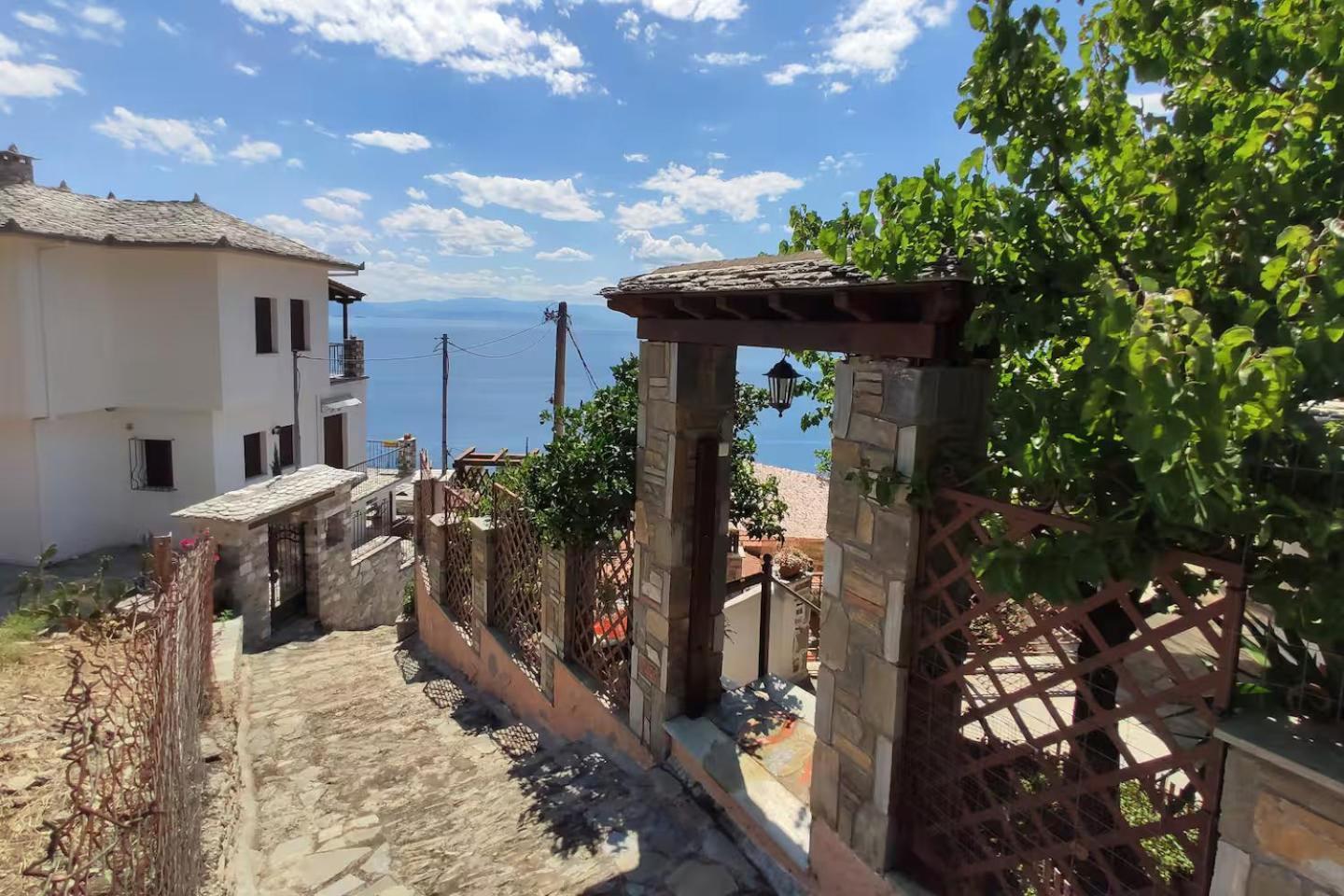 The Pagasetic Balcony - Magestic Sea Cottage Volos Exteriör bild