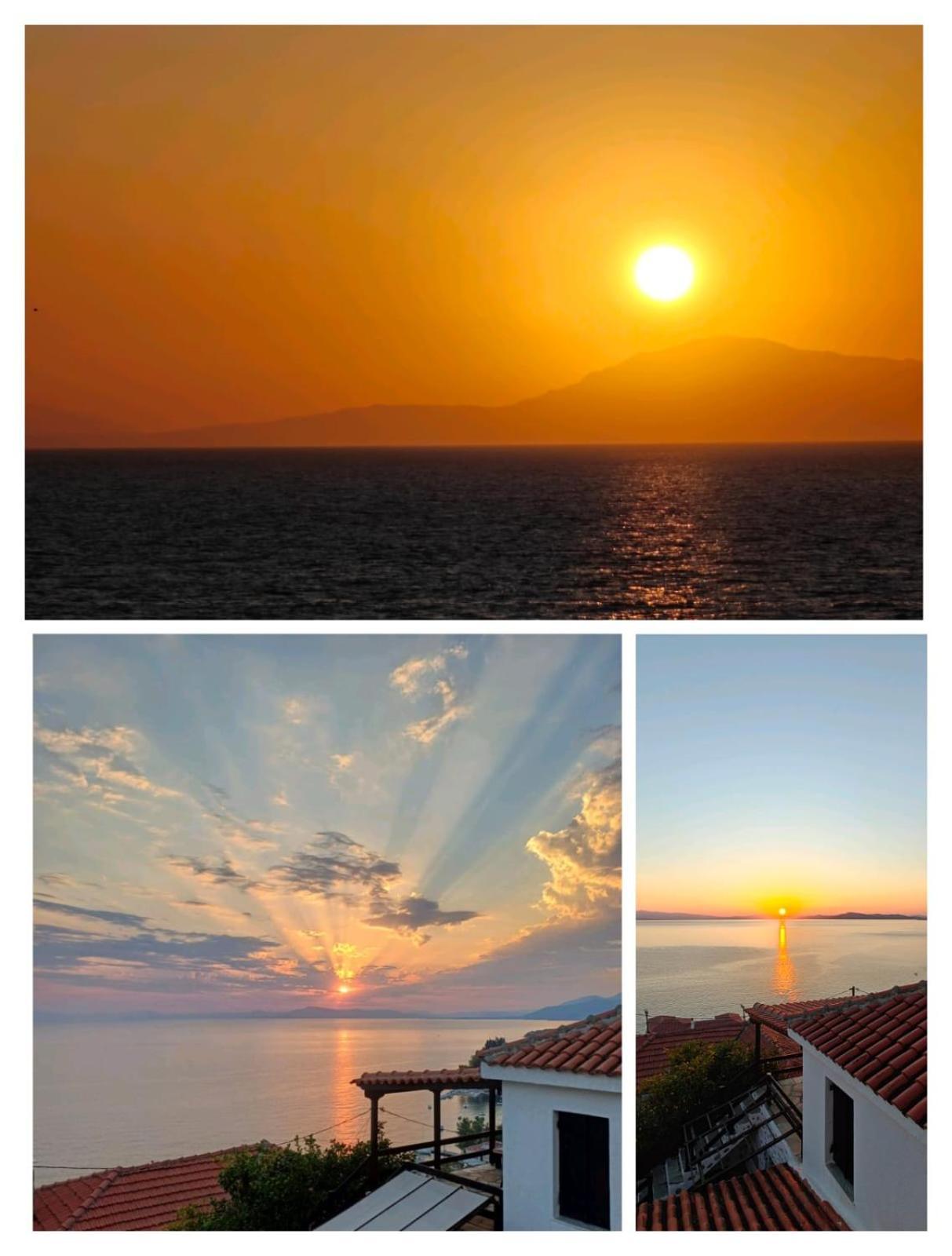 The Pagasetic Balcony - Magestic Sea Cottage Volos Exteriör bild